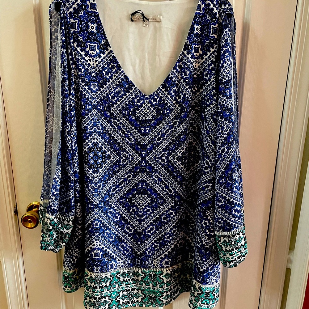 Lovers+ Friends Cold Shoulder Mini Dress